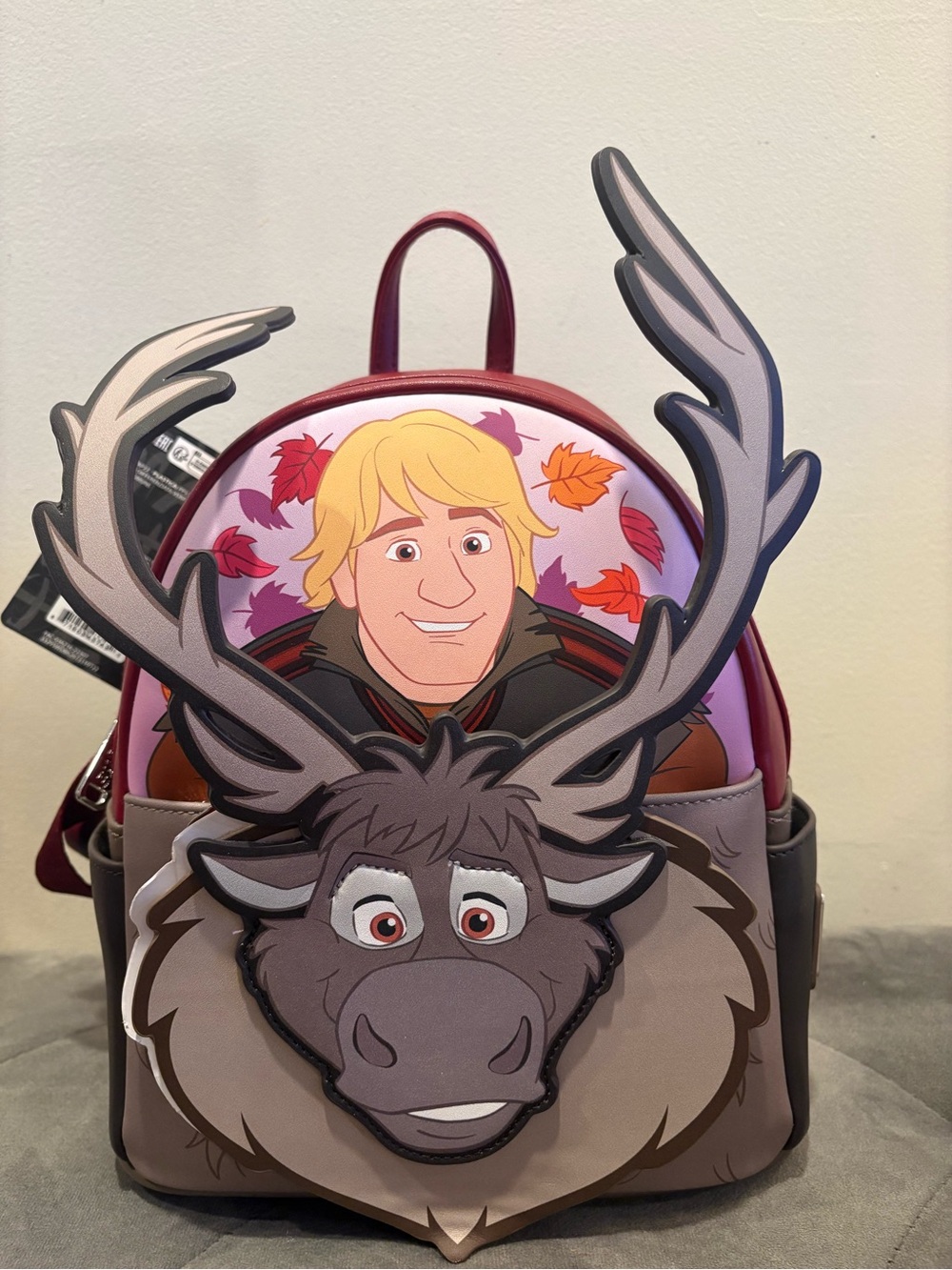 Disney Kids' Sven & Kristoff Character Mini Backpack - Pink/Brown
